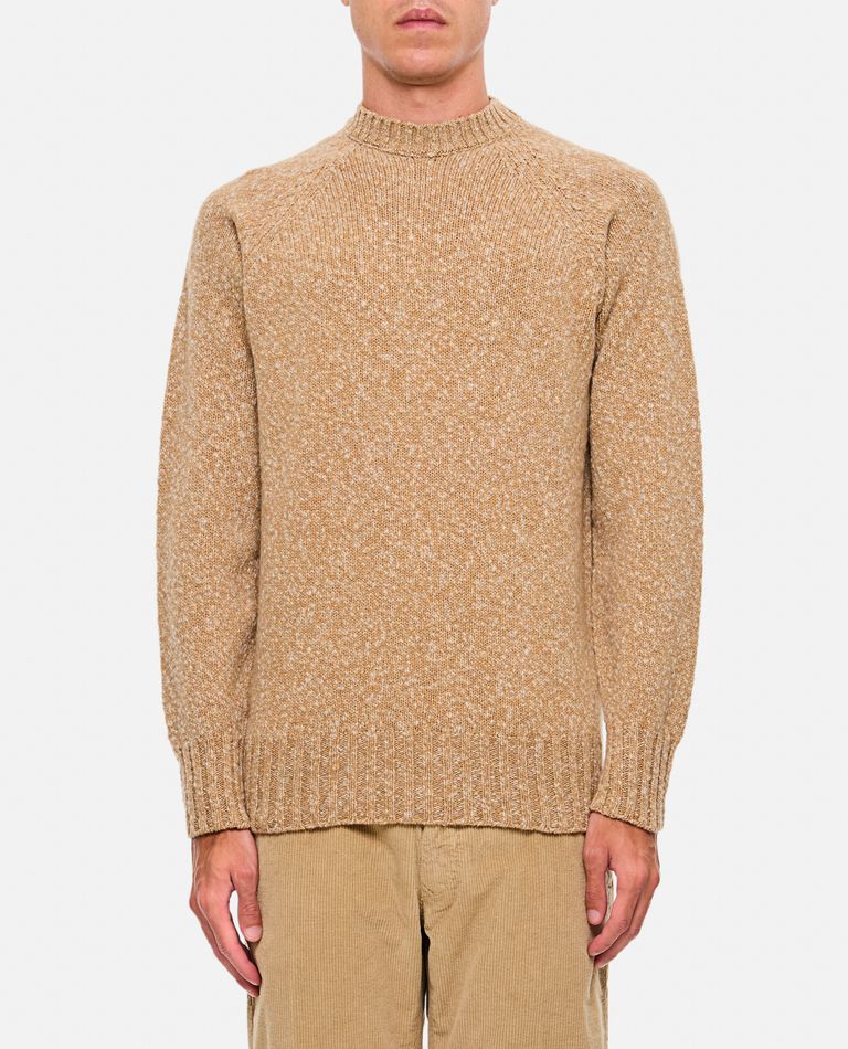Drumohr Round Neck Sweater In Beige