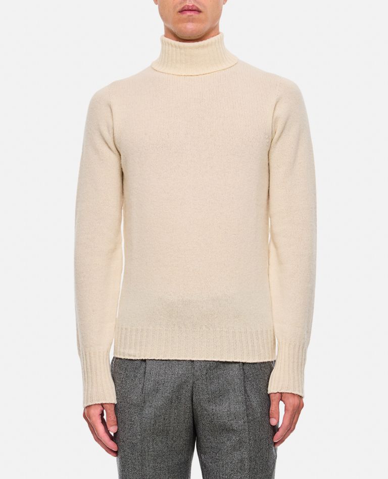Drumohr Turtleneck Sweater In Beige