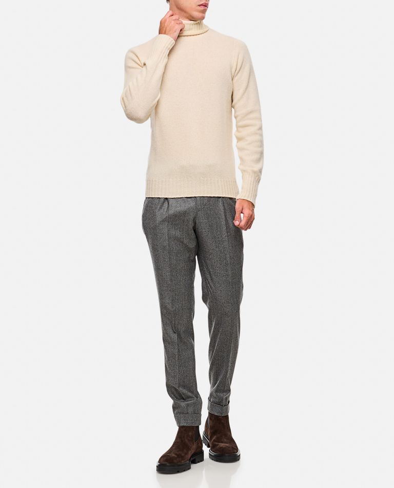 Drumohr Turtleneck Sweater In Beige