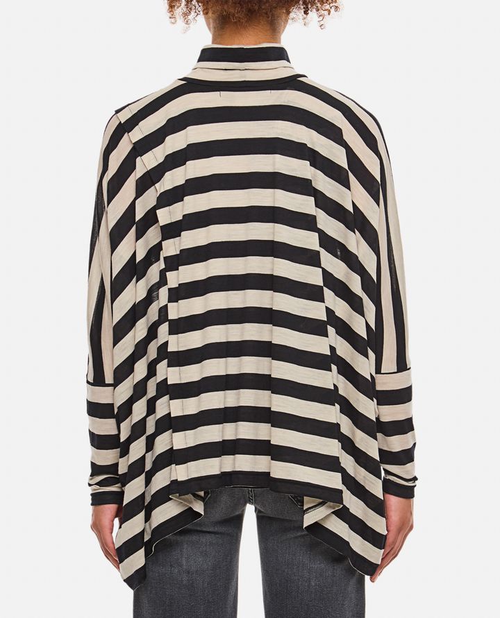 Junya Watanabe - WOOL JERSEY STRIPE SWEATER_3