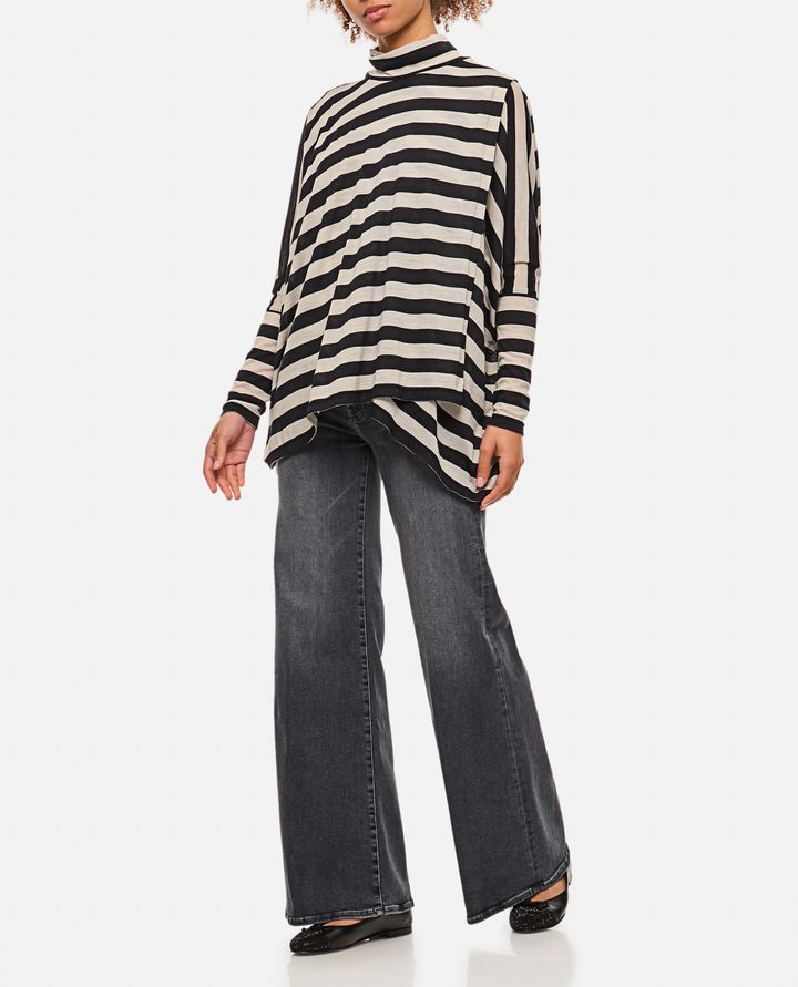 Junya Watanabe - WOOL JERSEY STRIPE SWEATER_2