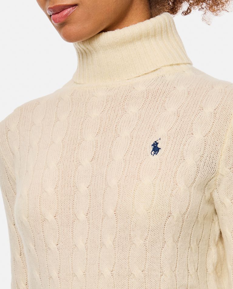 CABLE KNIT TURTLE NECK PULLOVER for Women Polo Ralph Lauren sale Biffi