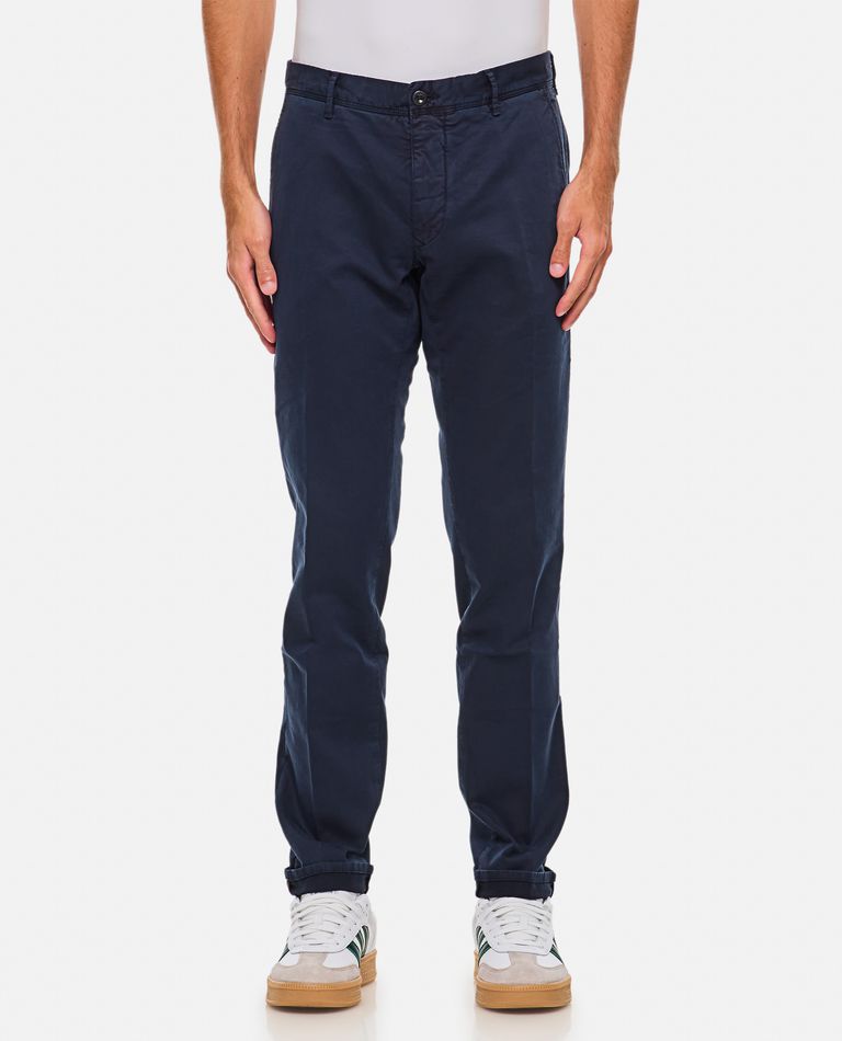 Incotex Slim Fit Trousers In Blue