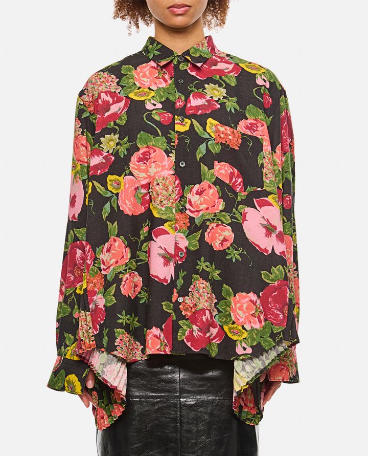 Junya Watanabe - FLOWER PATTERN PRINTED SHIRT_1