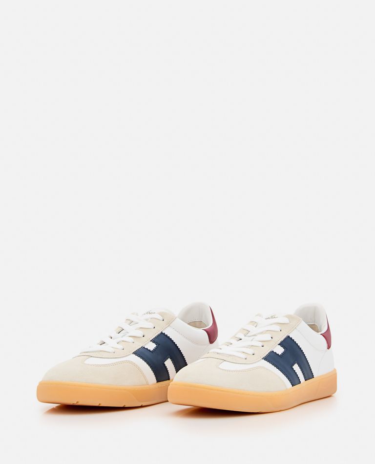 Hogan Cool Leather Low-top Sneakers In White