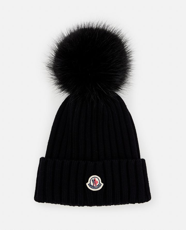 Moncler - WOOL LOGO HAT_1