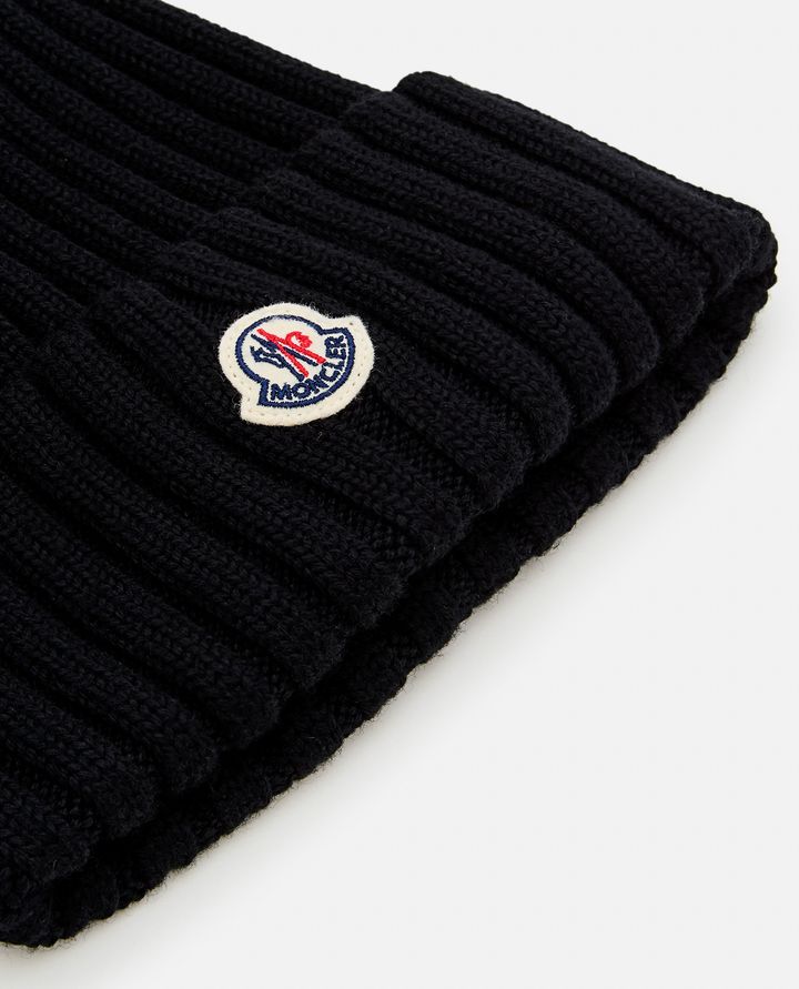 Moncler - WOOL LOGO HAT_2