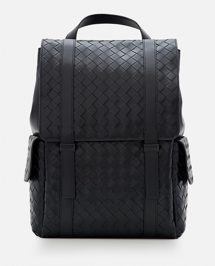 Bottega Veneta - INTRECCIATO LEATHER BACKPACK_1