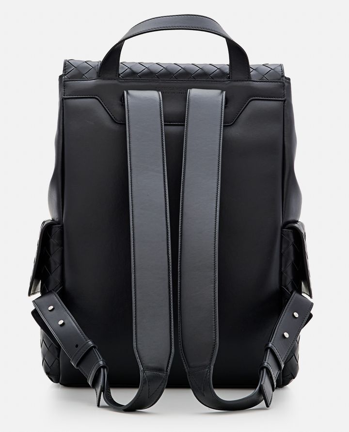 Bottega Veneta - INTRECCIATO LEATHER BACKPACK_4