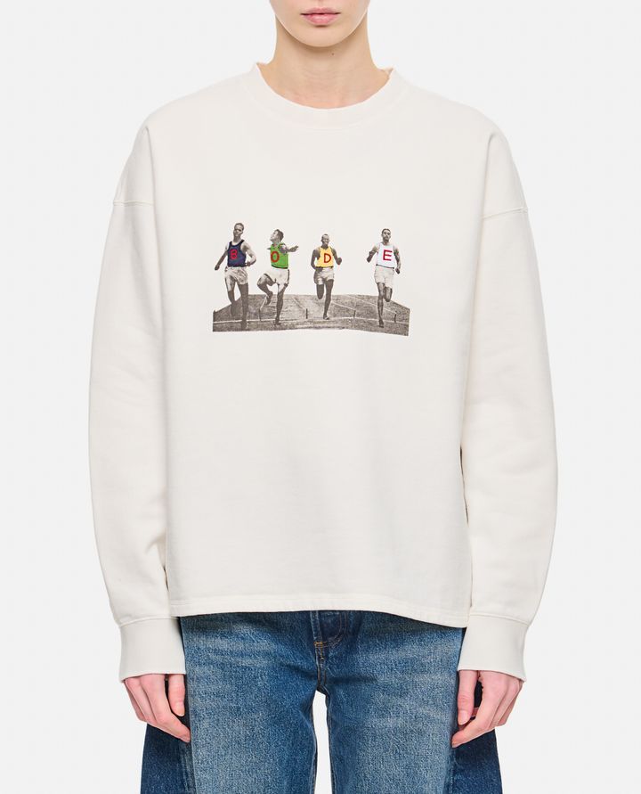 Bode New York - FINISH LINE CREWNECK SWEAT_1