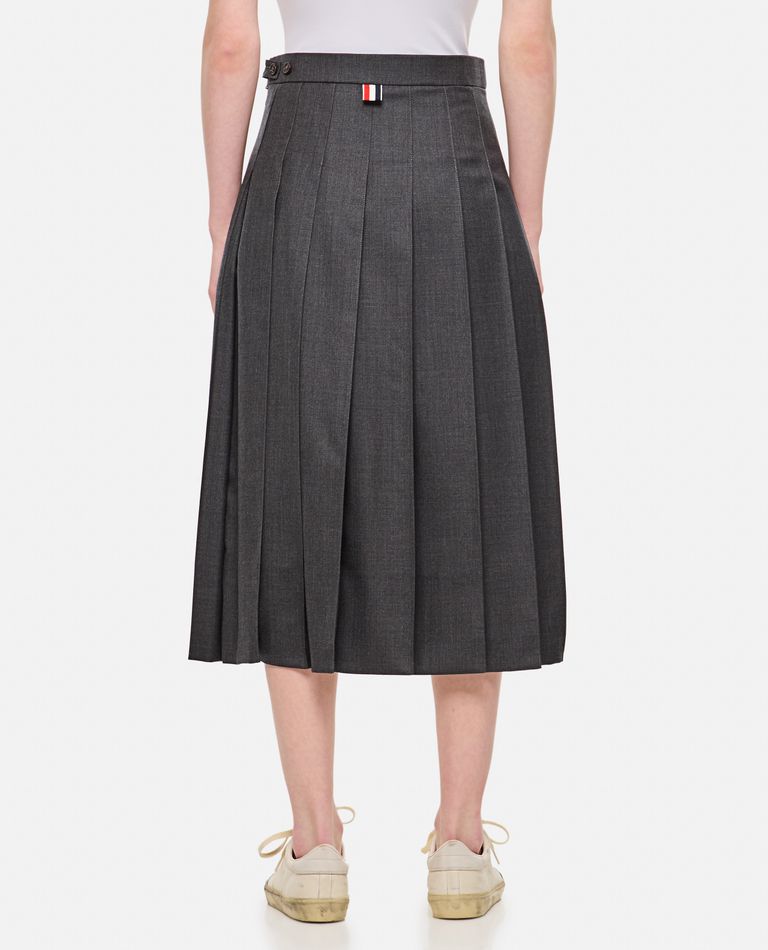 PLEATED MIDI SKIRT for Women - Thom Browne | Biffi PLEATED MIDI SKIRT for Women - Thom Browne | Biffi