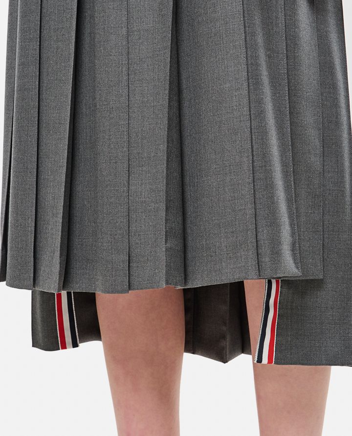 Thom Browne - MIDI PLEATED SKIRT_4