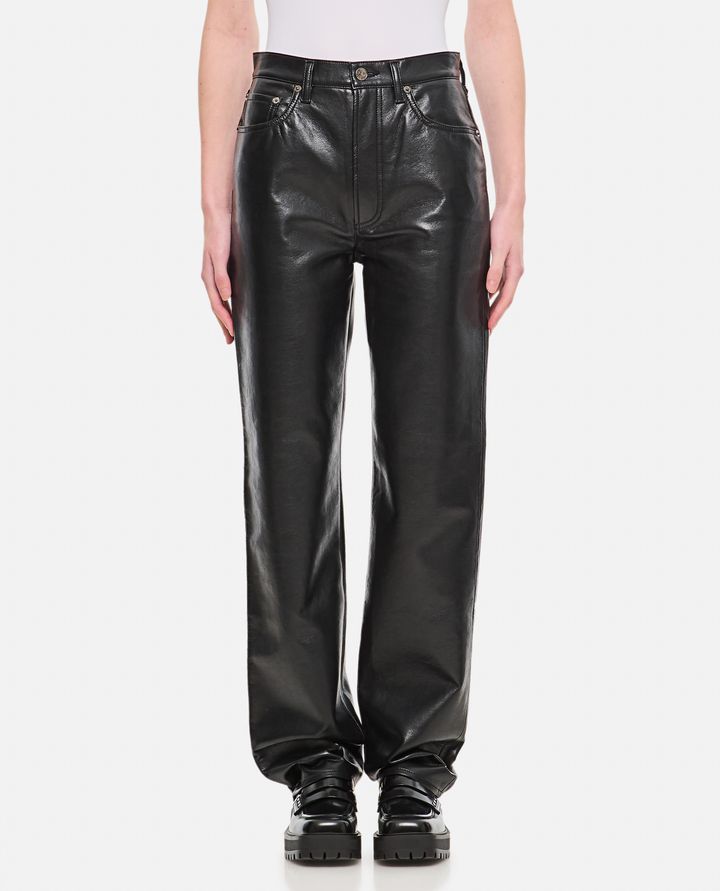 Agolde - 90'S PINCH WAIST LONG IN LEATHER_1