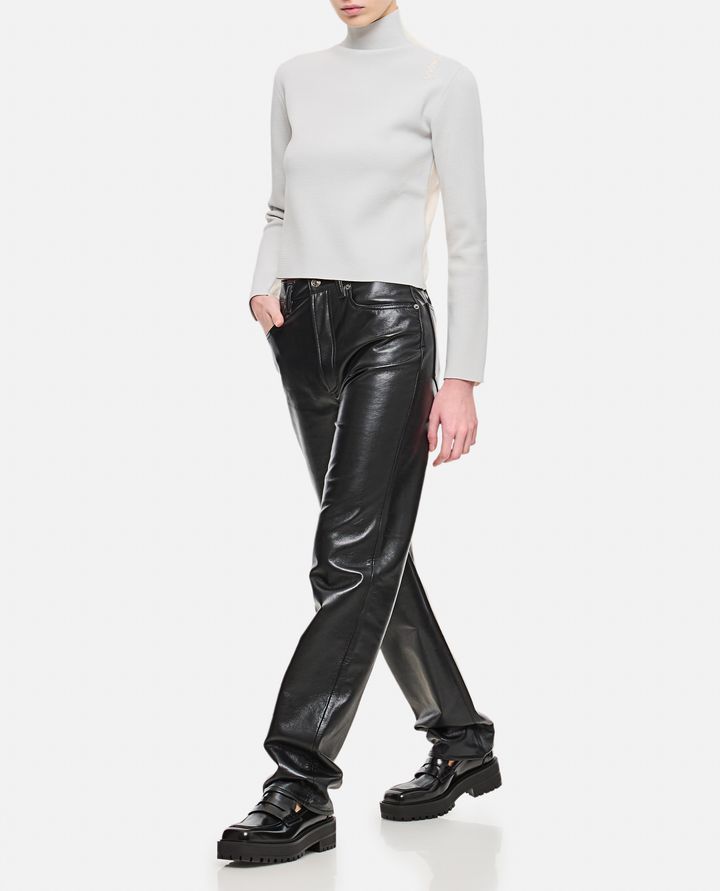 Agolde - 90'S PINCH WAIST LONG IN LEATHER_2