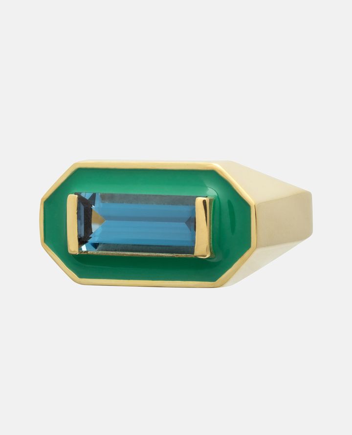 Aliita - DECO MAXI BAGUETTE TOPAZ RING_1