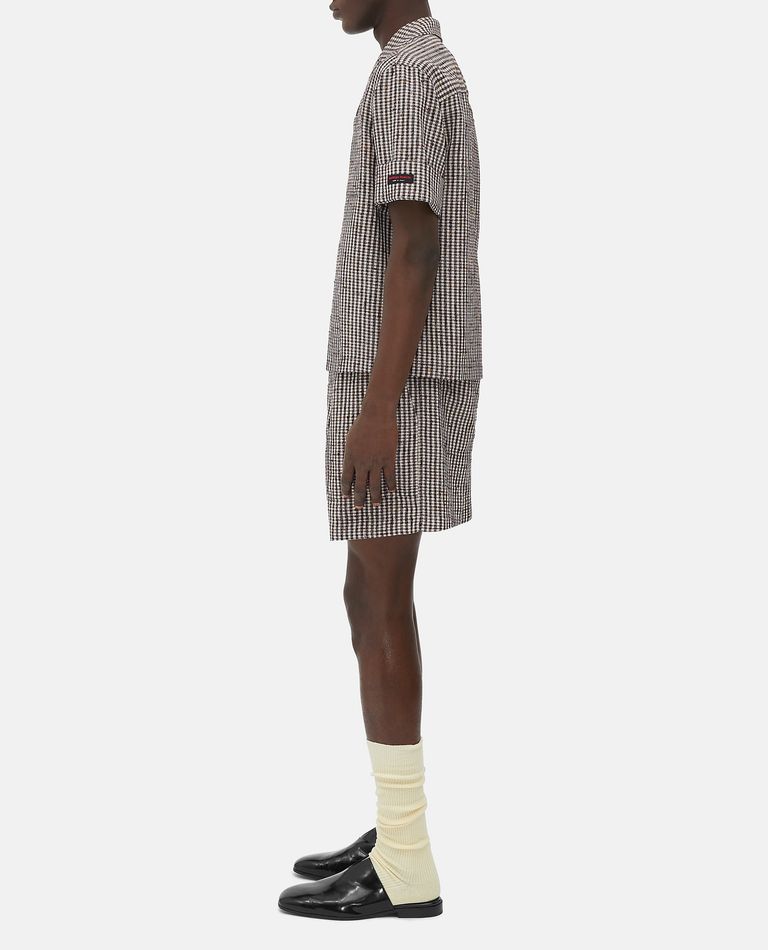 BOTTEGA VENETA CHECKED SHORTS