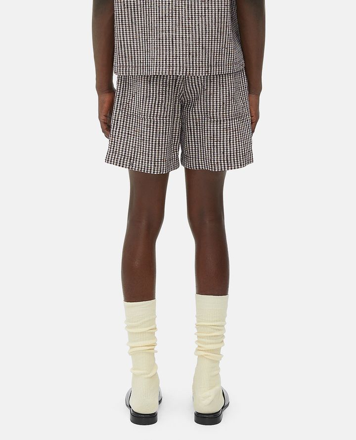 Bottega Veneta - CHECKED SHORTS_3