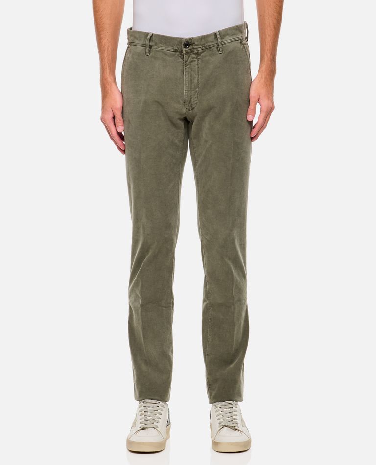 Incotex Slim Fit Trousers In Green