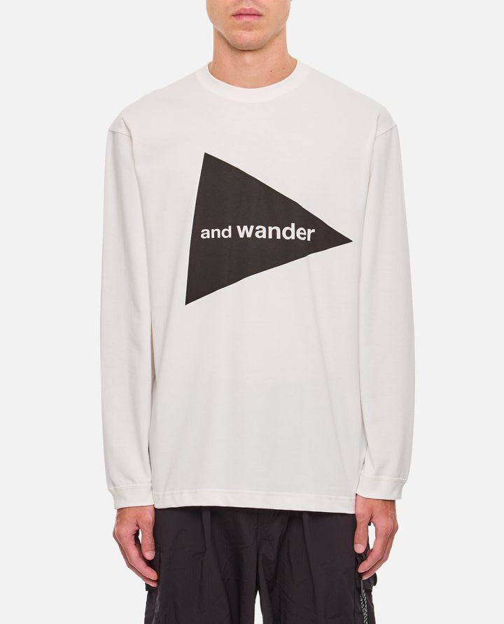 And Wander - AND WANDER LOGO LONG SLEEVES TEE_1