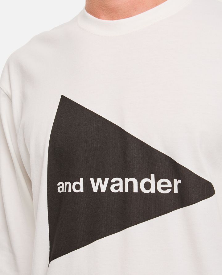 And Wander - AND WANDER LOGO LONG SLEEVES TEE_4