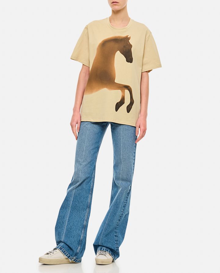 Stella McCartney - FADED HORSES T-SHIRT_2