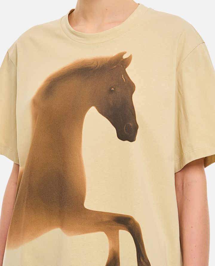 Stella McCartney - FADED HORSES T-SHIRT_4