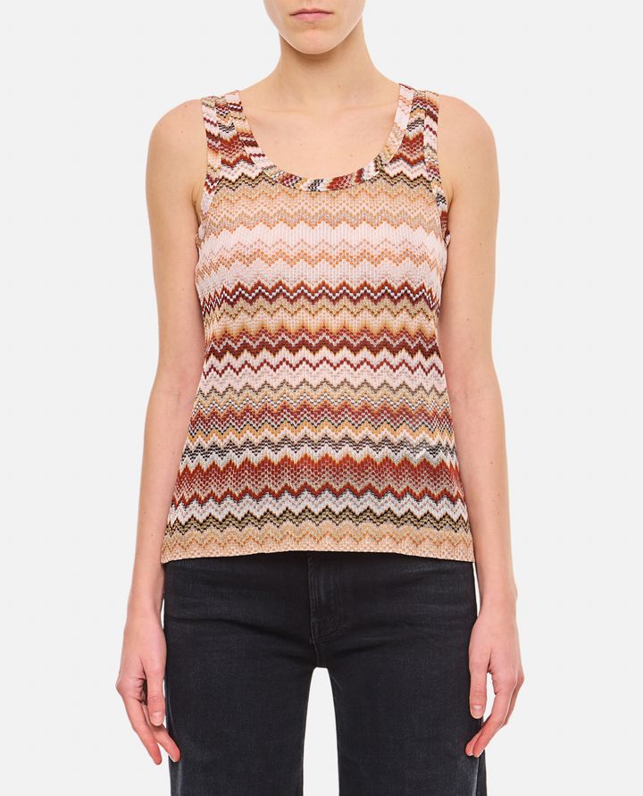 Missoni - CHEVRON BLADES TOP WITH SEQUINS_1