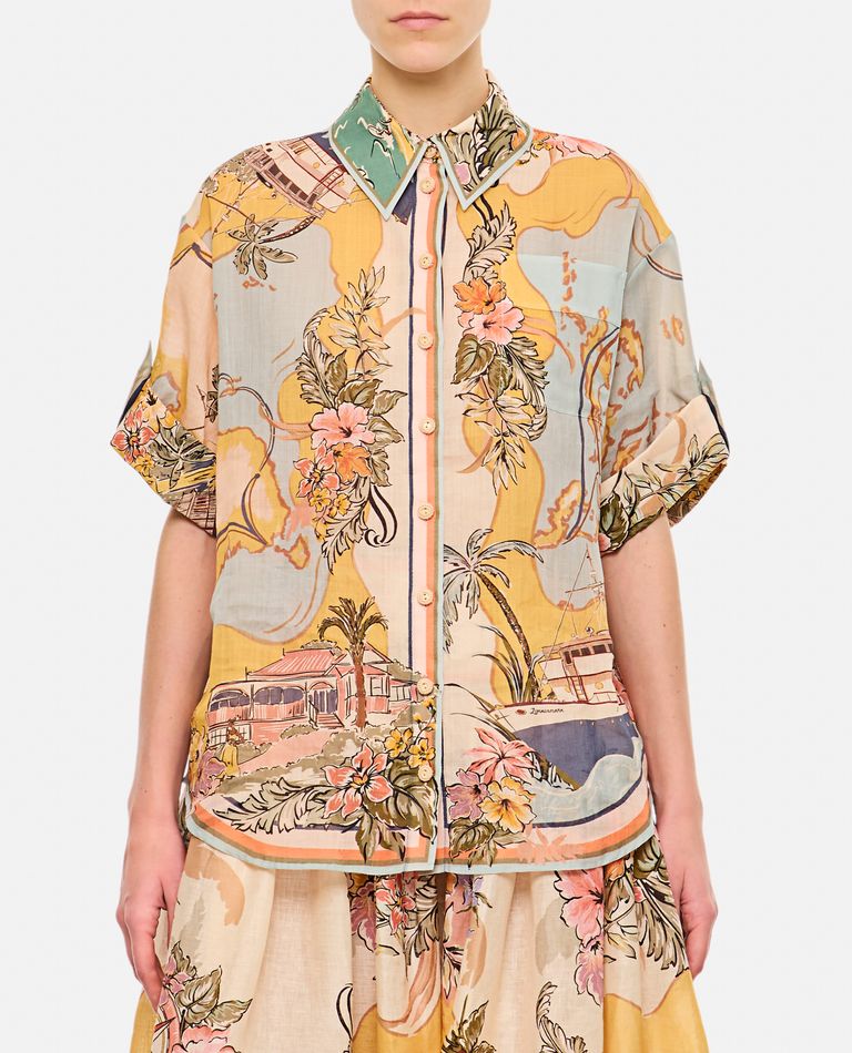 RAMIE' LONG SLEEVES SHIRT for Women - Zimmermann sale | Biffi