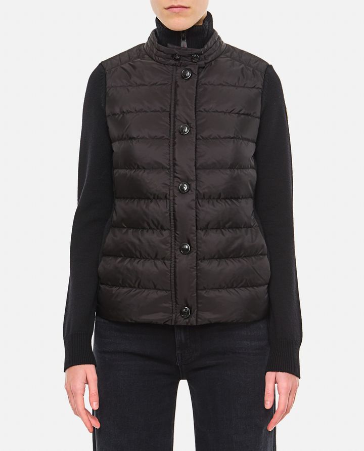 Moncler Grenoble - PADDED WOOL CARDIGAN_1