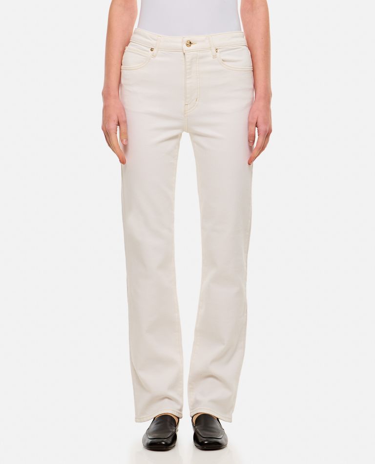 Shop Frame The Ruler Jeans In White
