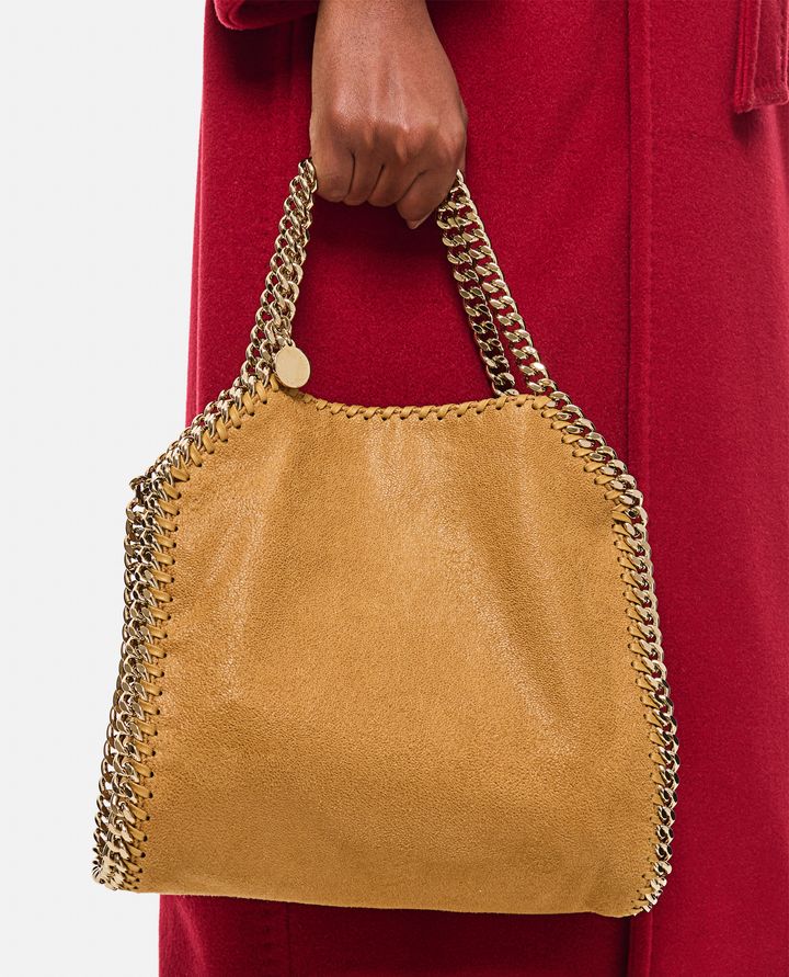 Stella McCartney - MINI TOTE ECO SHAGGY DEER W/LIGHT GOLD COLOR CHAIN_5