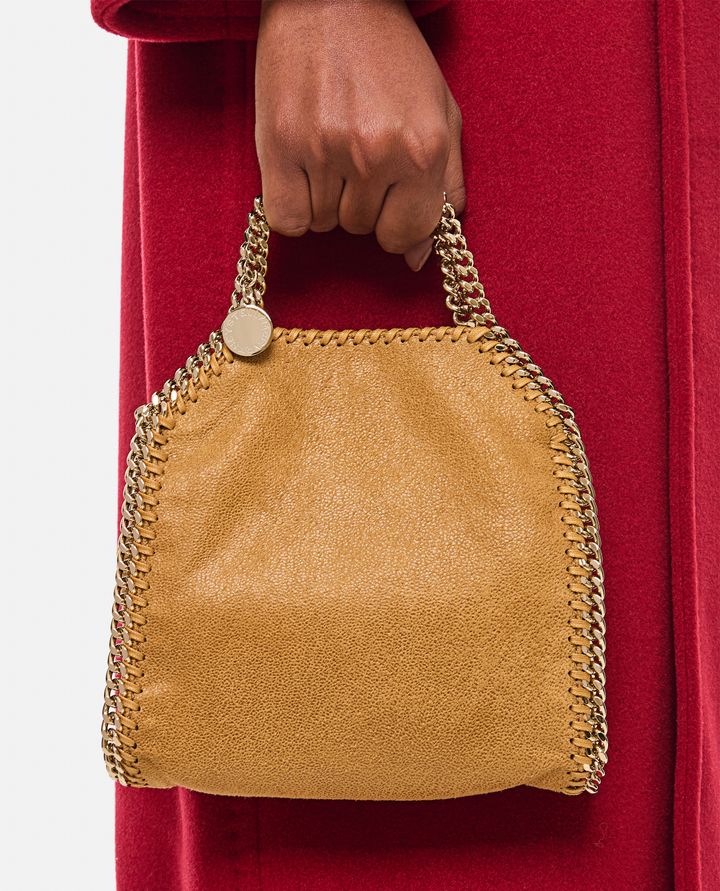 Stella McCartney - TINY TOTE ECO SHAGGY DEER W/LIGHT GOLD COLOR CHAIN_5