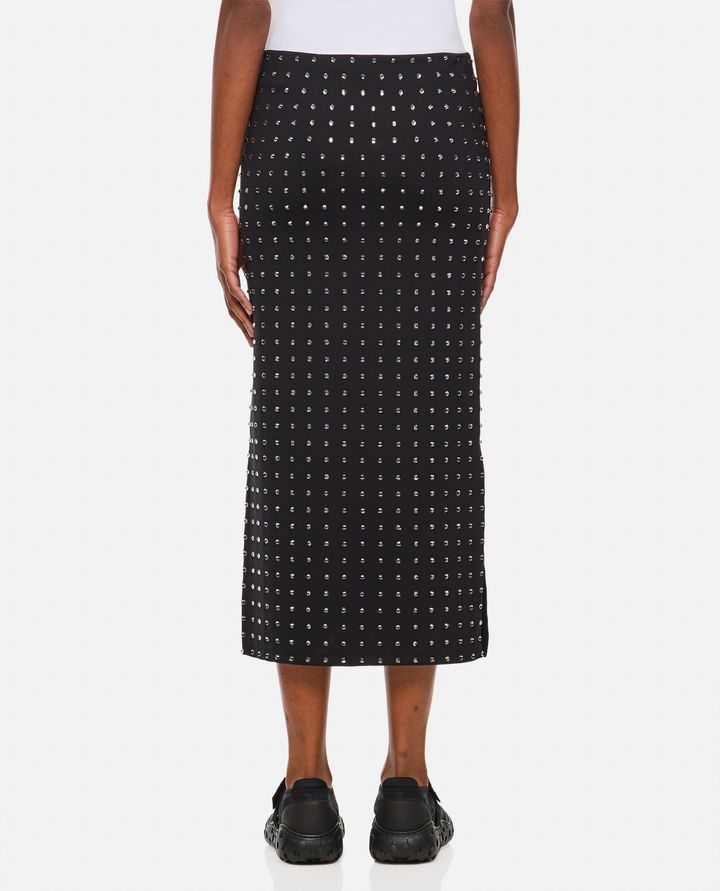 Sportmax - NOME CRYSTAL LYCRA MIDI SKIRT_3