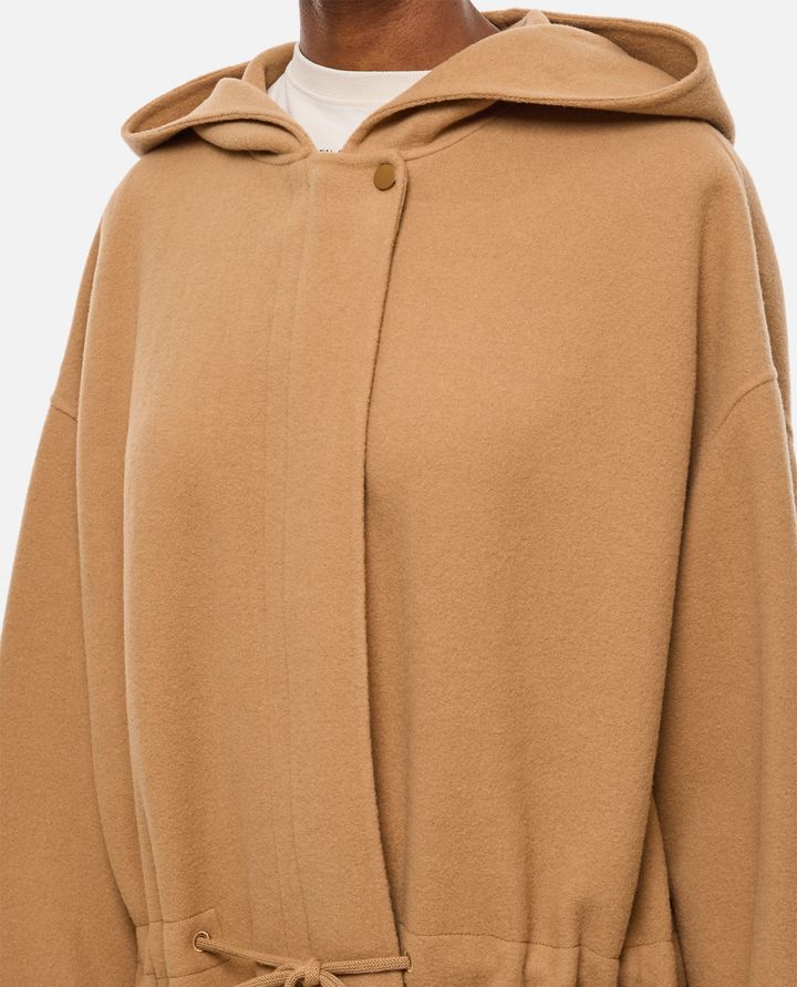 Max Mara - MIELE HOODED COAT WITH COULISSE_4