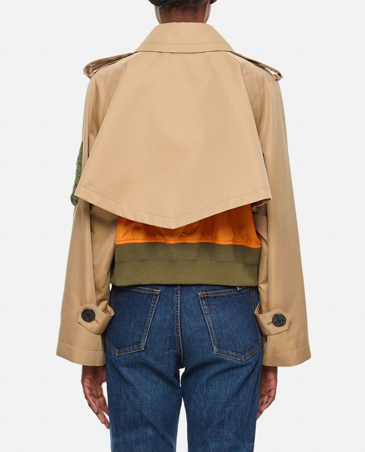 Sacai - COTTON GABARDINE X NYLON TWILL BLOUSON_3