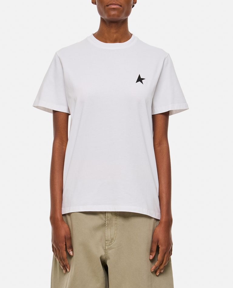 Golden Goose Deluxe Brand Women Regular Cotton T-shirt In White
