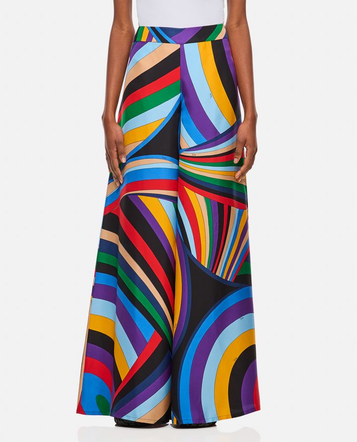 Emilio Pucci - SILK TWILL TROUSERS_1