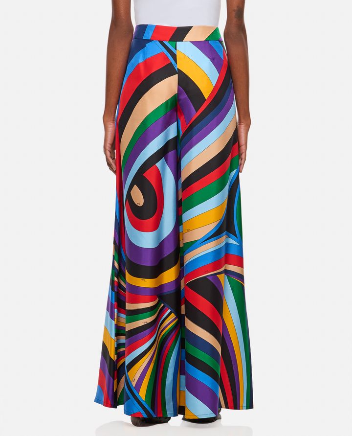 Emilio Pucci - SILK TWILL TROUSERS_3