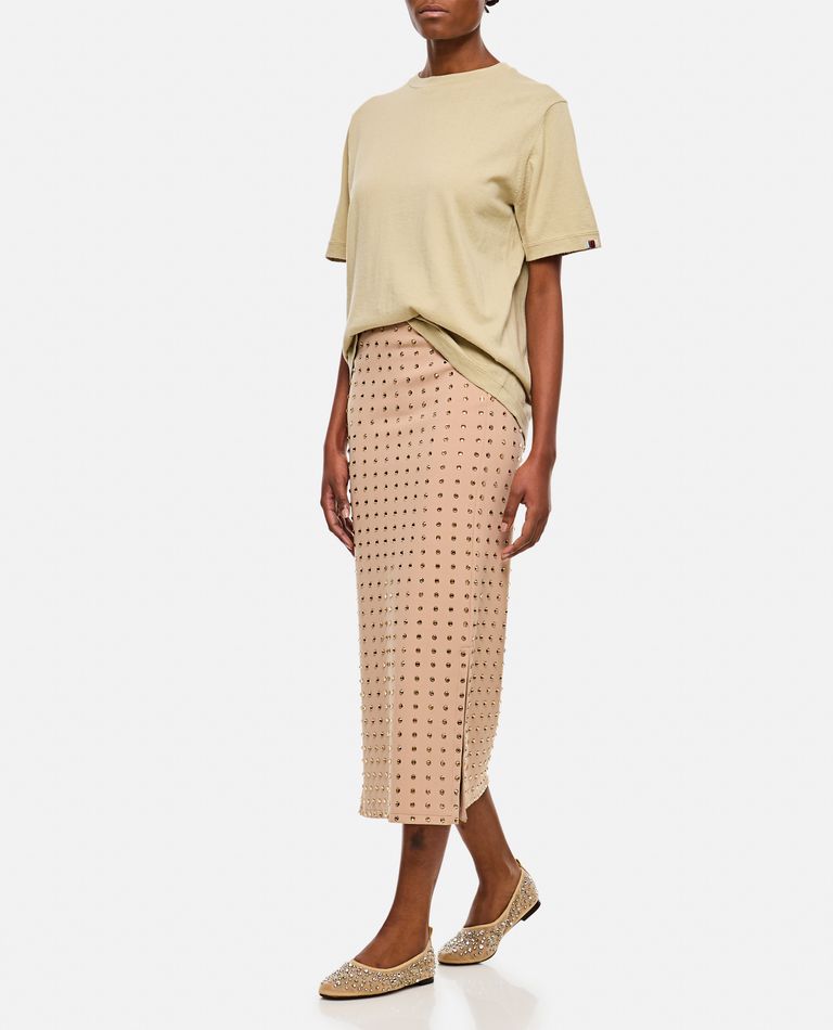 NOME Crystal Lycra Midi Skirt Sportmax $410.81 USD - Biffi