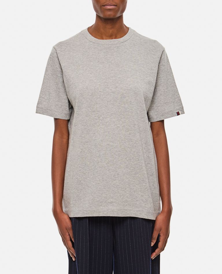 Extreme Cashmere X James Cotton Cashmere Knit 2.48 T-shirt In Grey