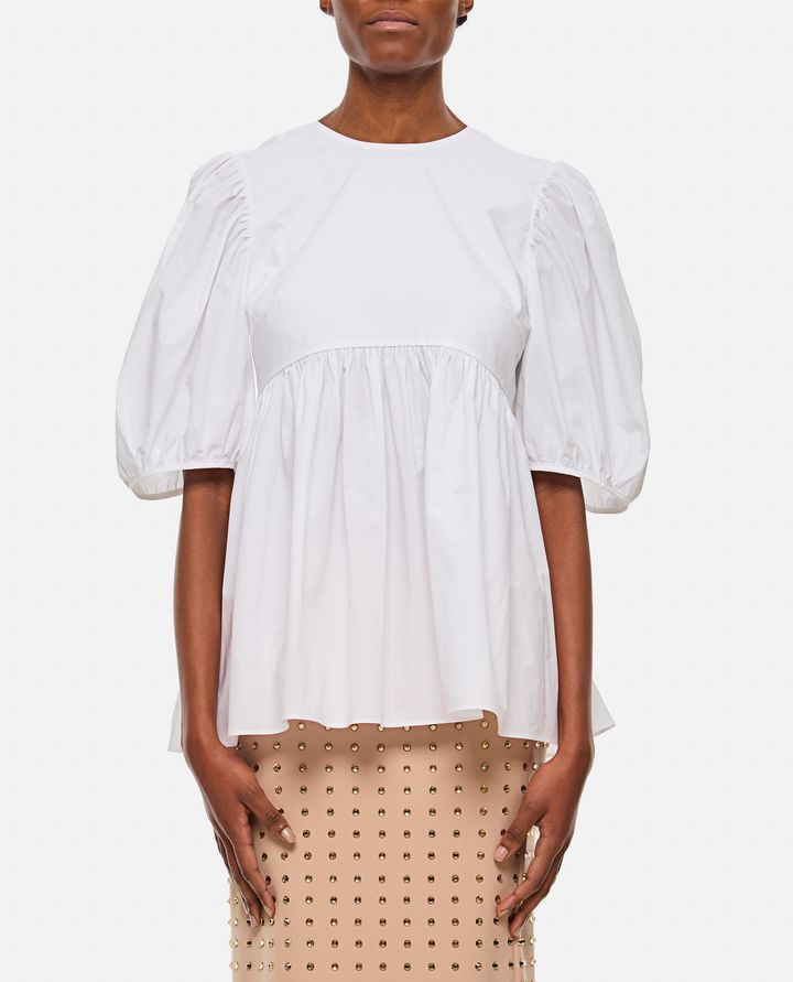 Cecilie Bahnsen - ANISHA TOP COTTON WHITE_1