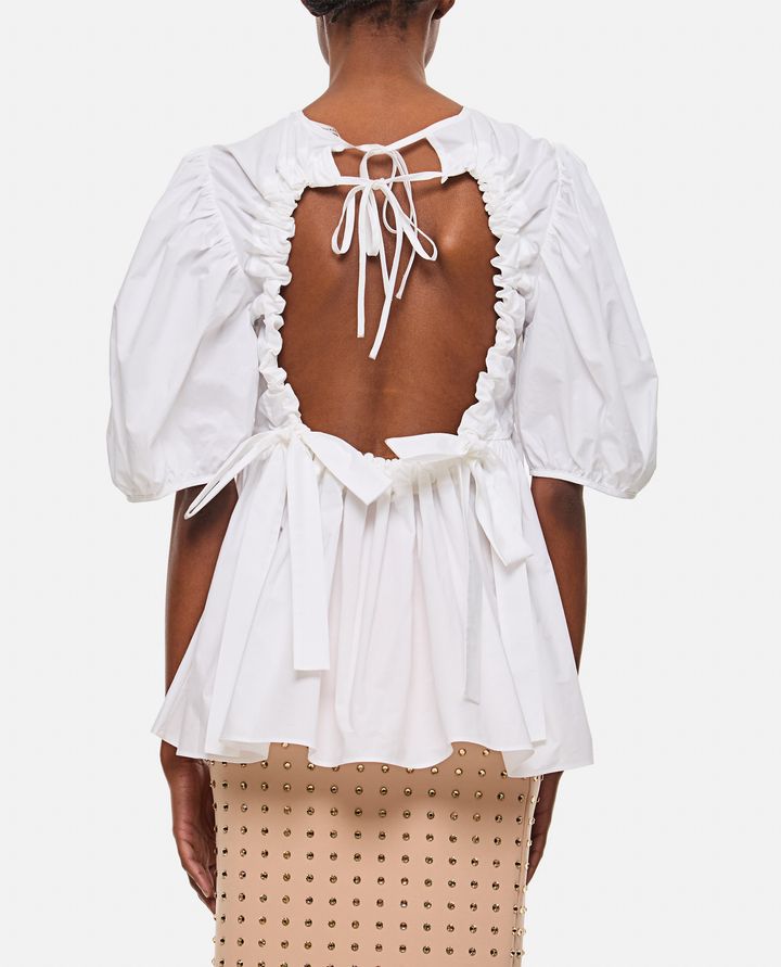 Cecilie Bahnsen - ANISHA TOP COTTON WHITE_3