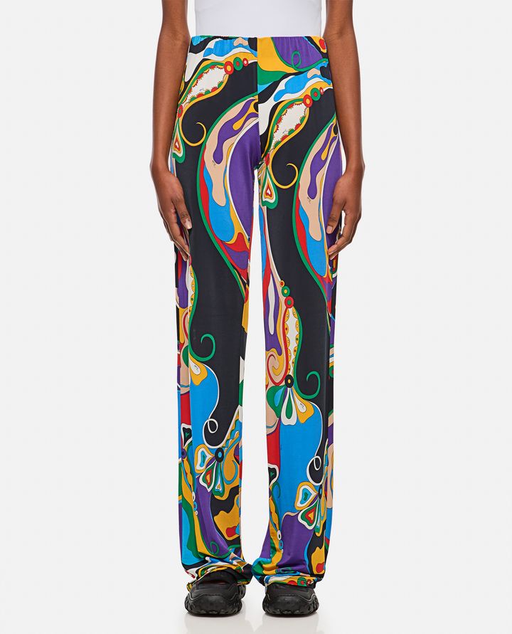 Emilio Pucci - JERSEY SATIN TROUSERS_1