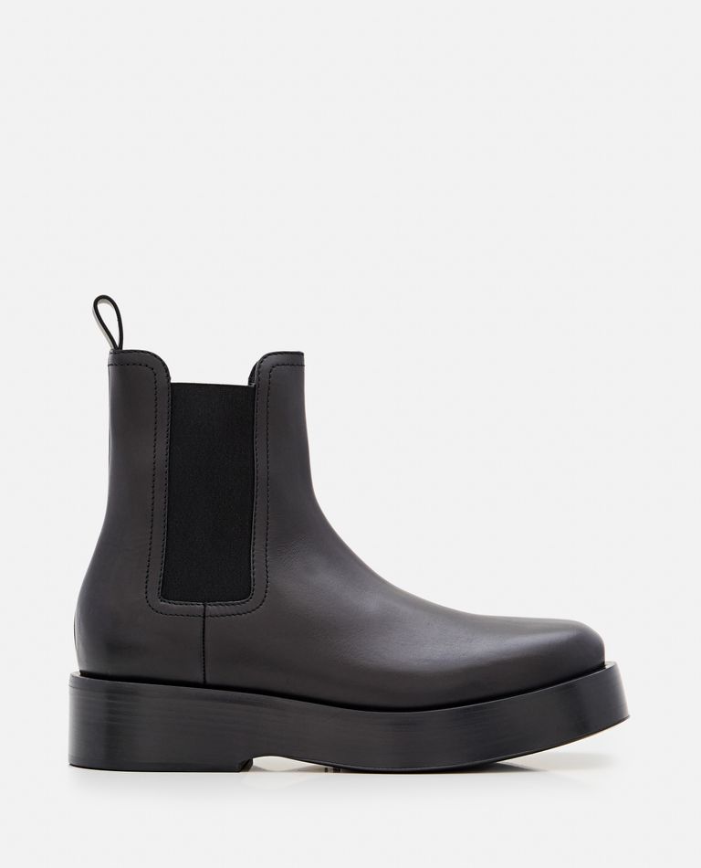 Bottega Veneta Torino Chelsea Ankle Boots In Black
