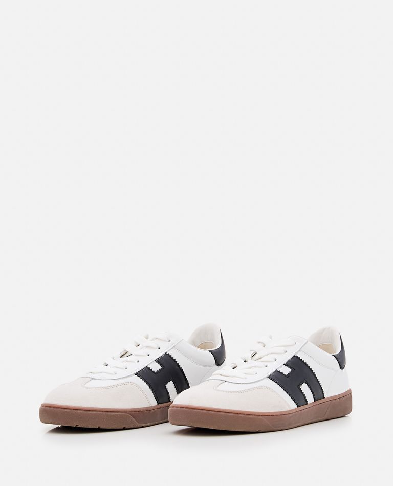 Hogan Sculpted Sneakers With Contrasting Accents In White