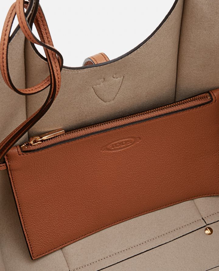 Tod's - SMALL T LEATHER SHOPPING BAG_6