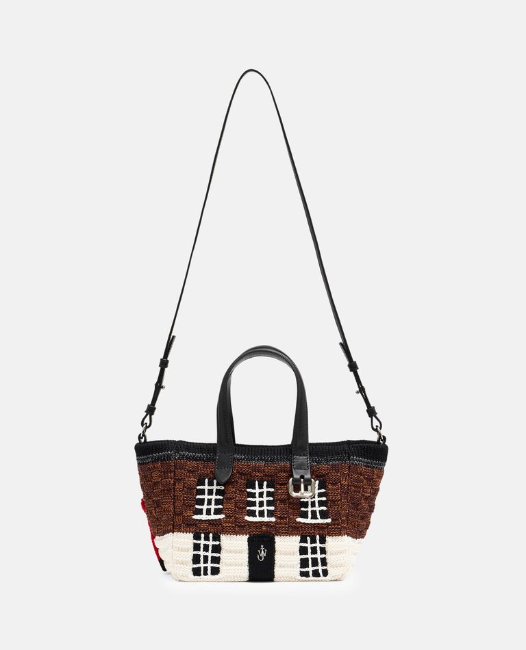 Jw Anderson House Mini Belt Tote In Brown