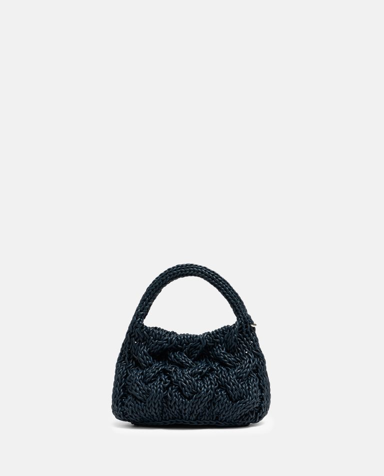 Jw Anderson J. W. Anderson Small Cable Knit Bag In Black
