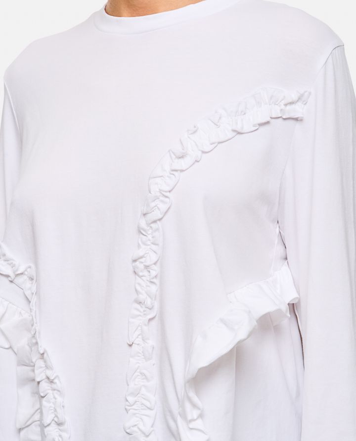 Cecilie Bahnsen - ALVA T-SHIRT JERSEY WHITE_4