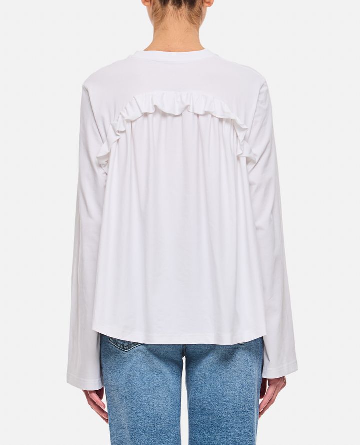 Cecilie Bahnsen - ALVA T-SHIRT JERSEY WHITE_3